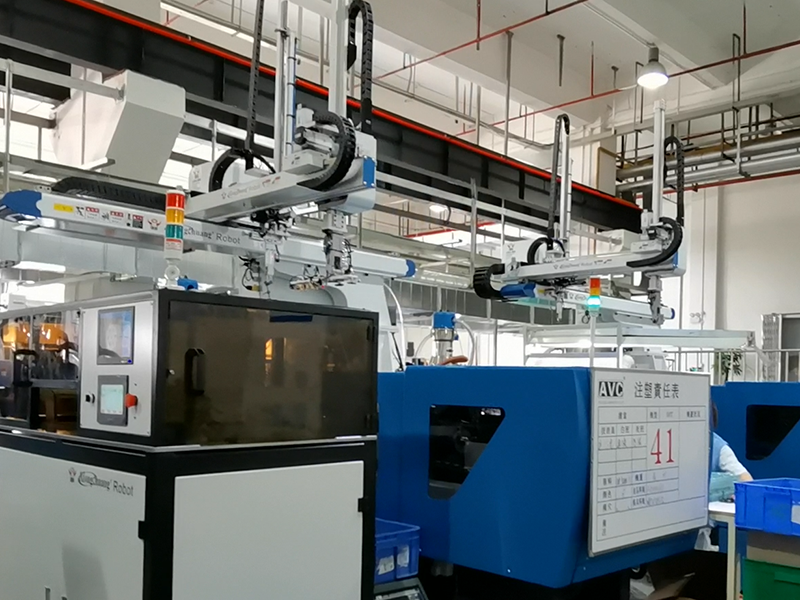 3044永利机械手视觉马达壳自动化